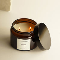 THE OLPHACTORY SCENTED BIG JAR CANDLE #relax WHITE MUSK