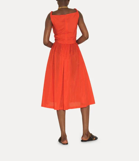 VIVIENNE WESTWOOD SUNDAY DRESS IN ORANGE