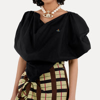 VIVIENNE WESTWOOD HEART TOP IN BLACK