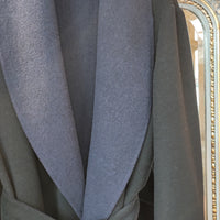 VIVIENNE WESTWOOD OLD TOWN COAT IN BLACK/NAVY