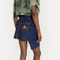 VIVIENNE WESTWOOD SAILOR SKIRT IN INDIGO