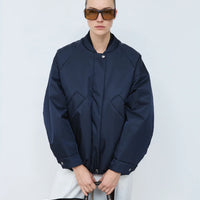 KASSL EDITIONS OVERSIZED BOMBER IN NAVY