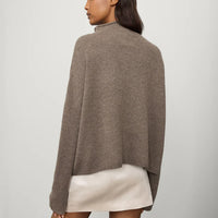 LISA YANG SANDY SWEATER IN TRUFFLE