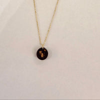 RESERVED BY RUTH THE HANNAH NECKLACE - BROWN
