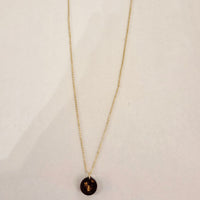 RESERVED BY RUTH THE HANNAH NECKLACE - BROWN