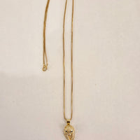 RESERVED BY RUTH THE ALI LEOPARD NECKLACE