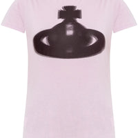 VIVIENNE WESTWOOD HALFTONE ORB CLASSIC T-SHIRT IN PINK