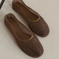 DEAR FRANCES BALLA MESH CRYSTALS IN BROWN