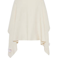 BERNADETTE SHAWL SHIRENE EMBROIDERED IN IVORY