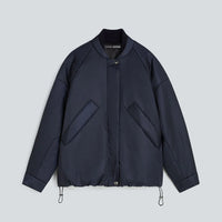 KASSL EDITIONS OVERSIZED BOMBER IN NAVY