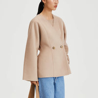 STYLEIN TIRLI SHORT JACKET IN HAZELNUT