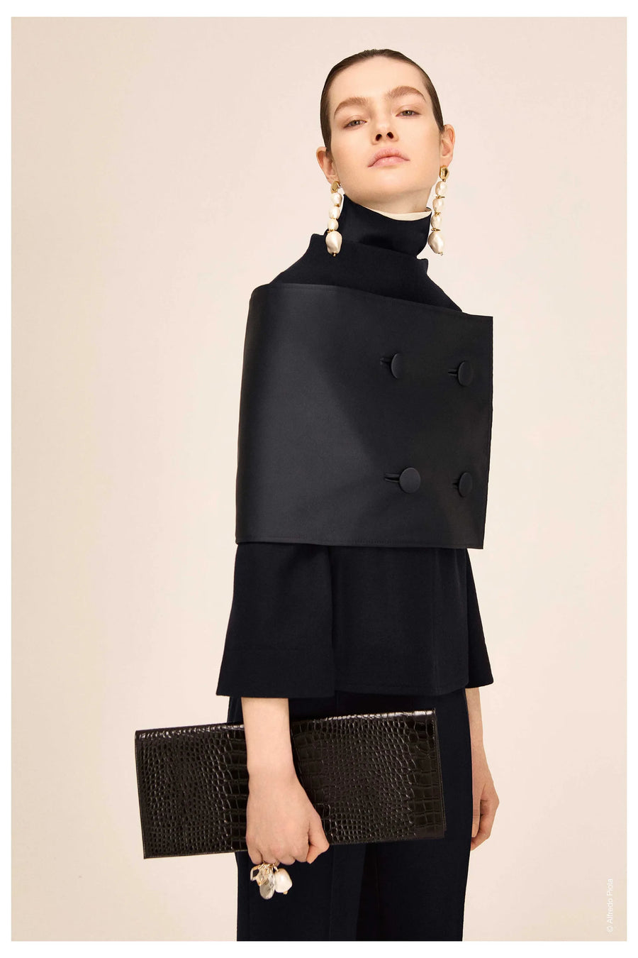 NATAN DUMBO WRAP IN BLACK SCUBA