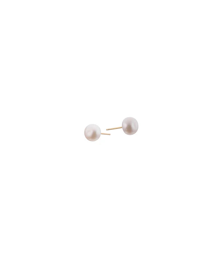 MARY K GOLD PEARL STUD EARRINGS