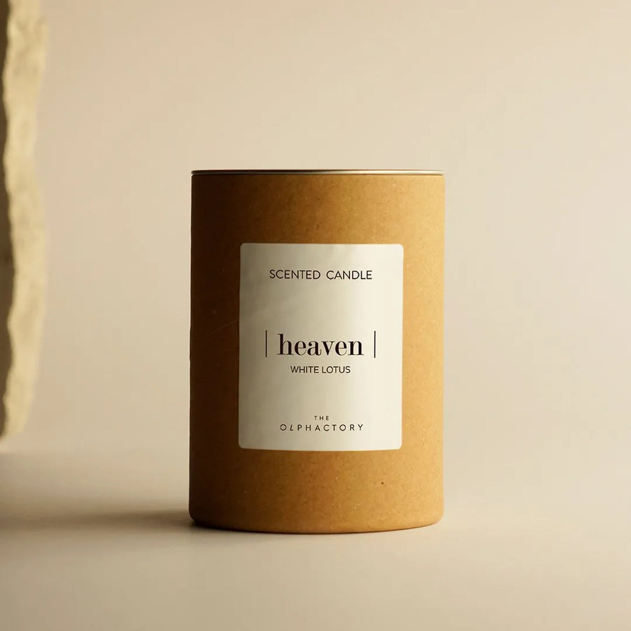 THE OLPHACTORY SCENTED CANDLE |heaven| WHITE LOTUS