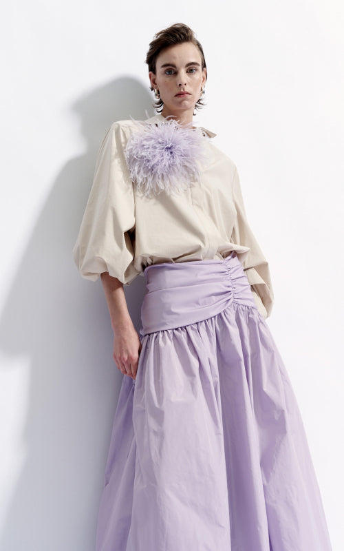 NATAN CEYLAN SKIRT IN VIOLET