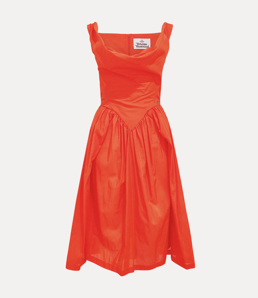 VIVIENNE WESTWOOD SUNDAY DRESS IN ORANGE