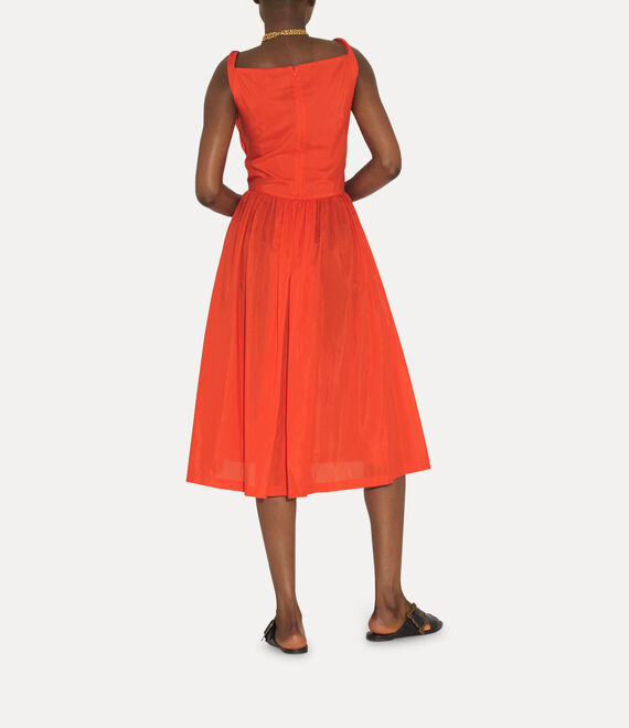 VIVIENNE WESTWOOD SUNDAY DRESS IN ORANGE