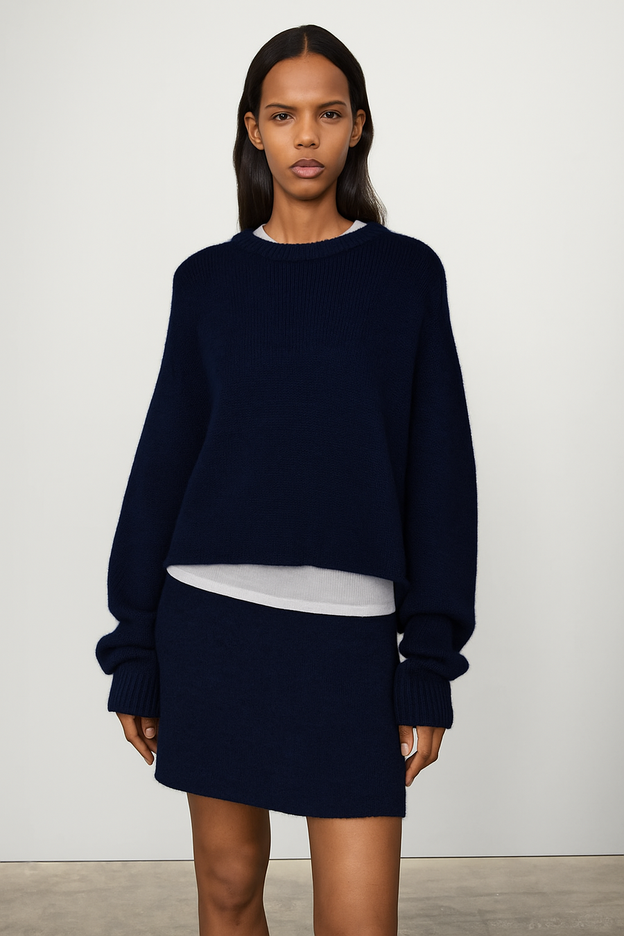 LISA YANG KARINE KNIT IN NIGHTFALL