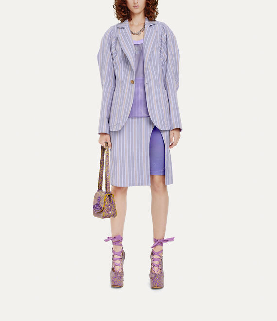 VIVIENNE WESTWOOD POURPOINT CLASSIC JACKET IN LILAC