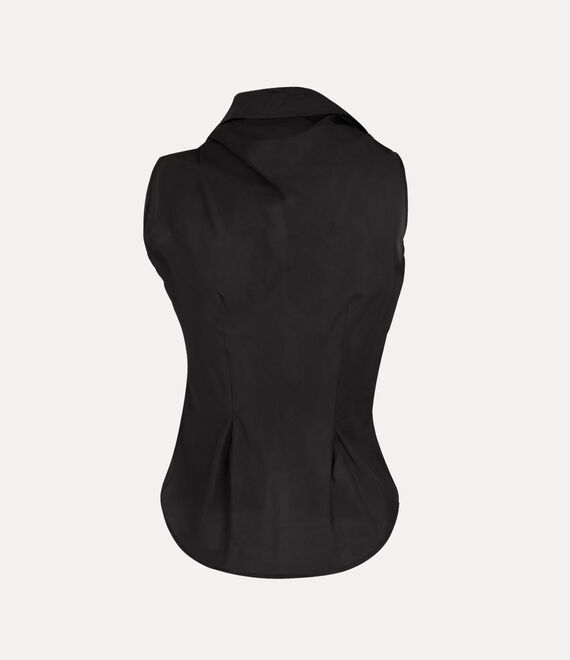 VIVIENNE WESTWOOD SS DRUNKEN SHIRT IN BLACK