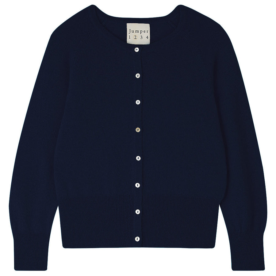 JUMPER 1234 SHRUNKEN CARDIGAN IN NAVY