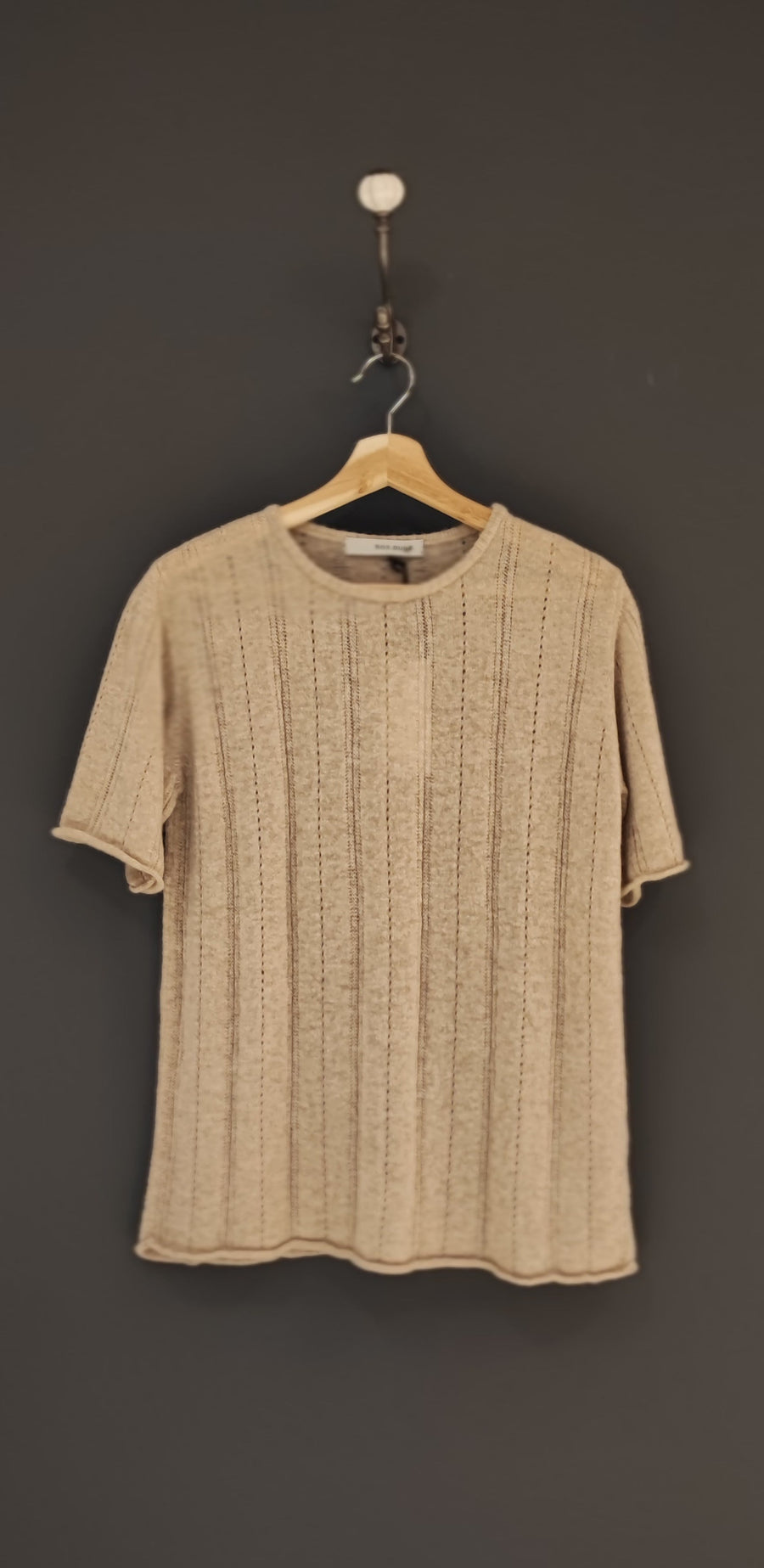 ROS DUKE PAMPAS T-SHIRT IN OATMEAL