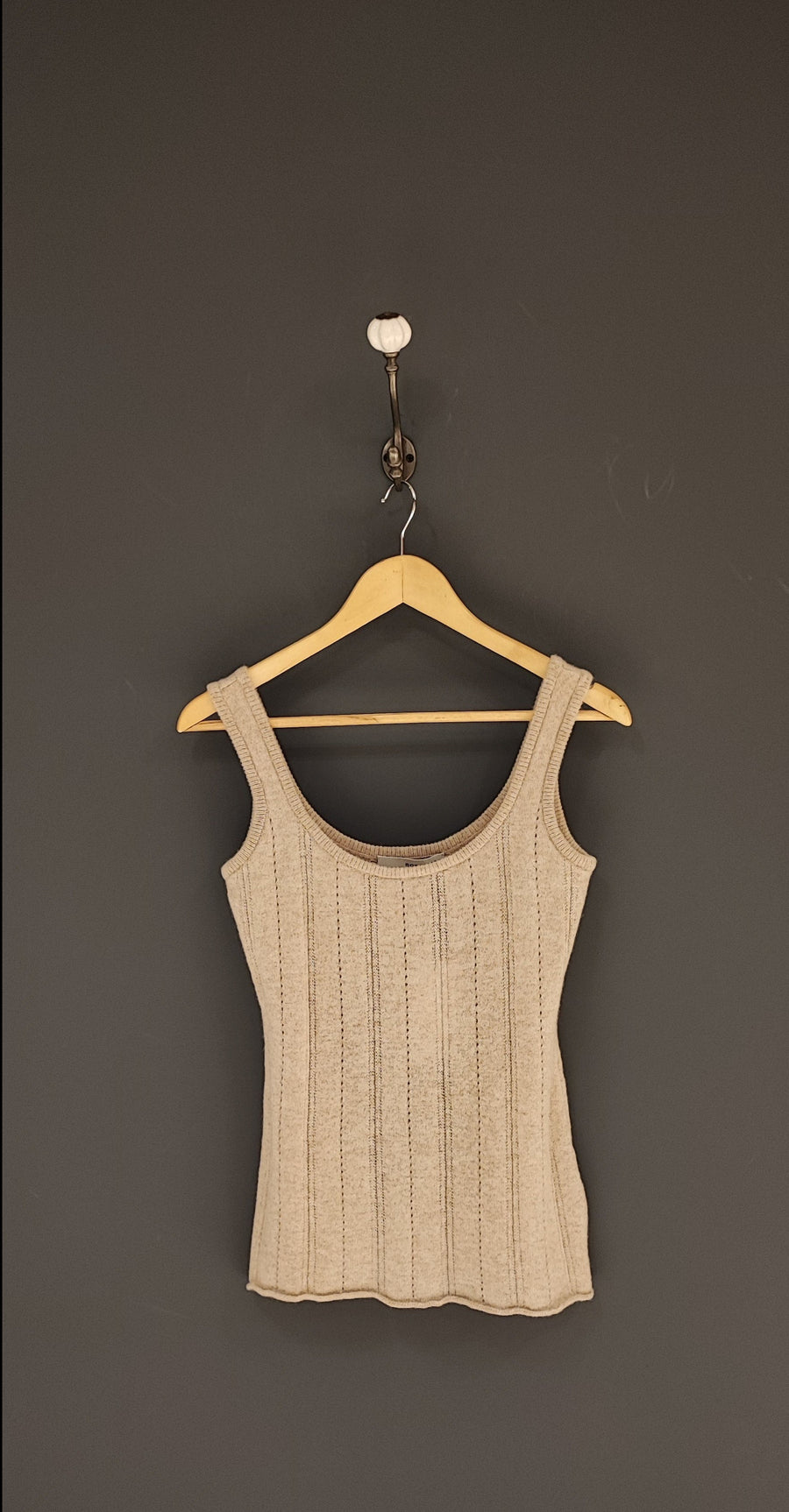 ROS DUKE PAMPAS SINGLET IN OATMEAL