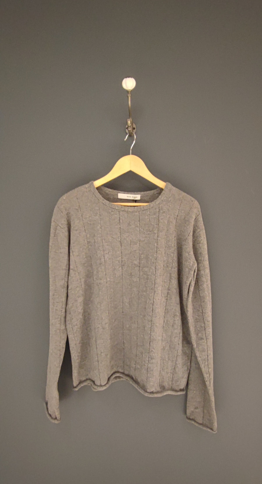 ROS DUKE PAMPAS SWEATER IN SMOKE