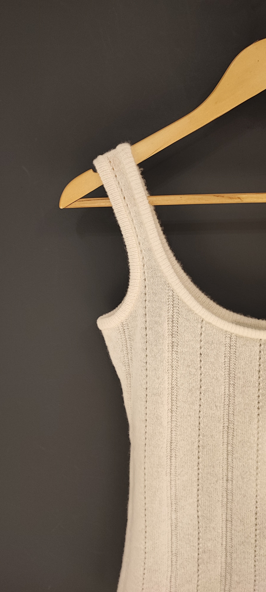 ROS DUKE PAMPAS SINGLET IN IVORY