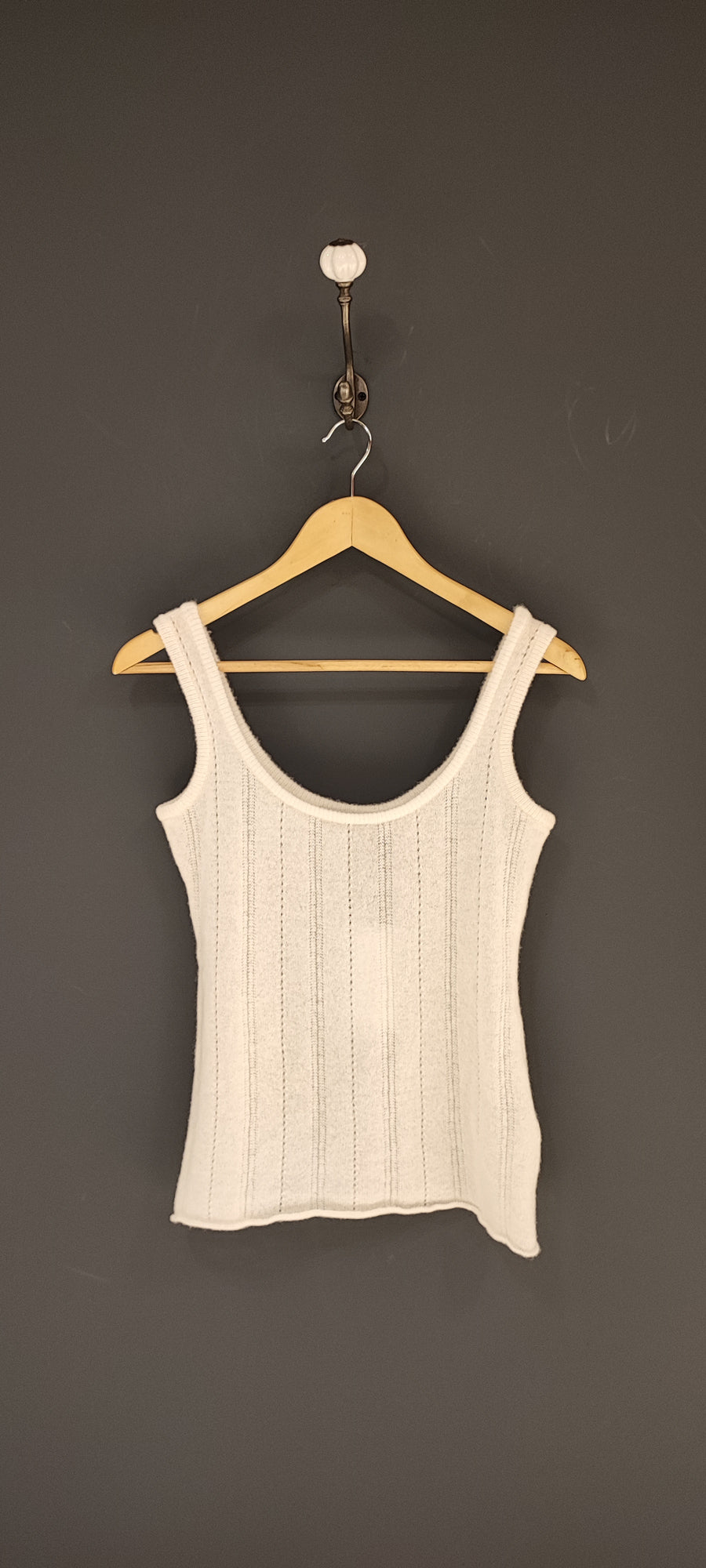 ROS DUKE PAMPAS SINGLET IN IVORY