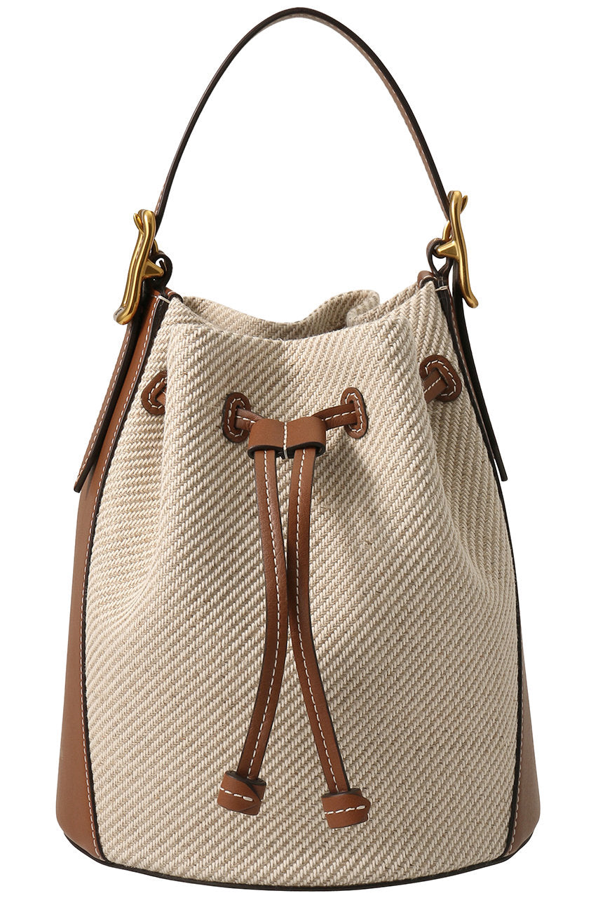 J & M DAVIDSON CANVAS POPPY BAG IN TOFFEE