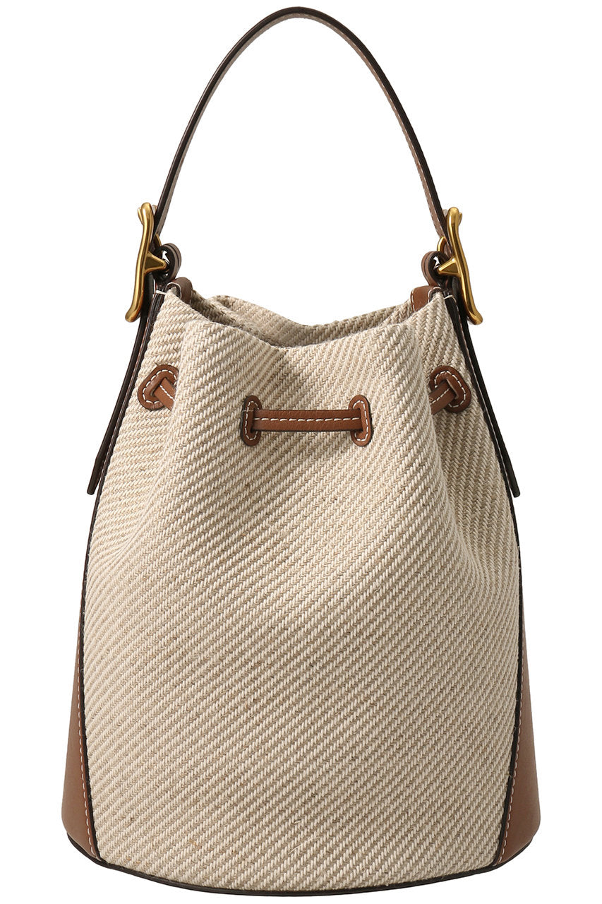 J & M DAVIDSON CANVAS POPPY BAG IN TOFFEE