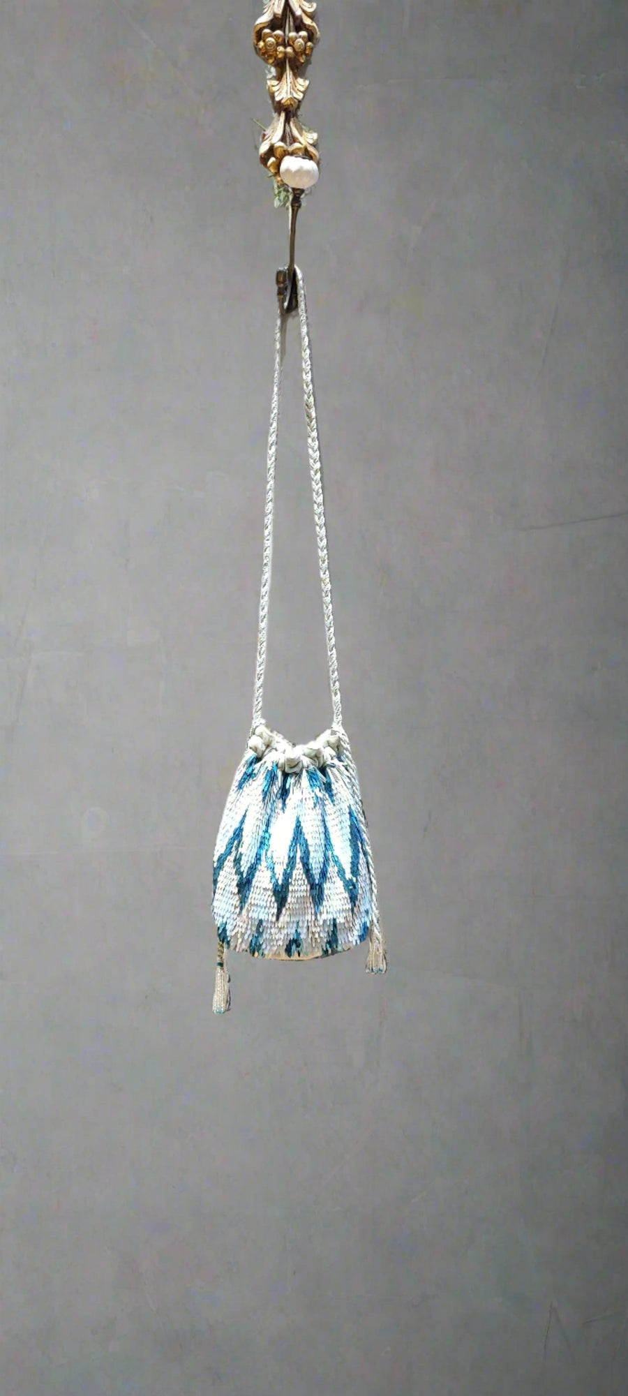 OLIVIA DAR IKAT BAG IN BLUE