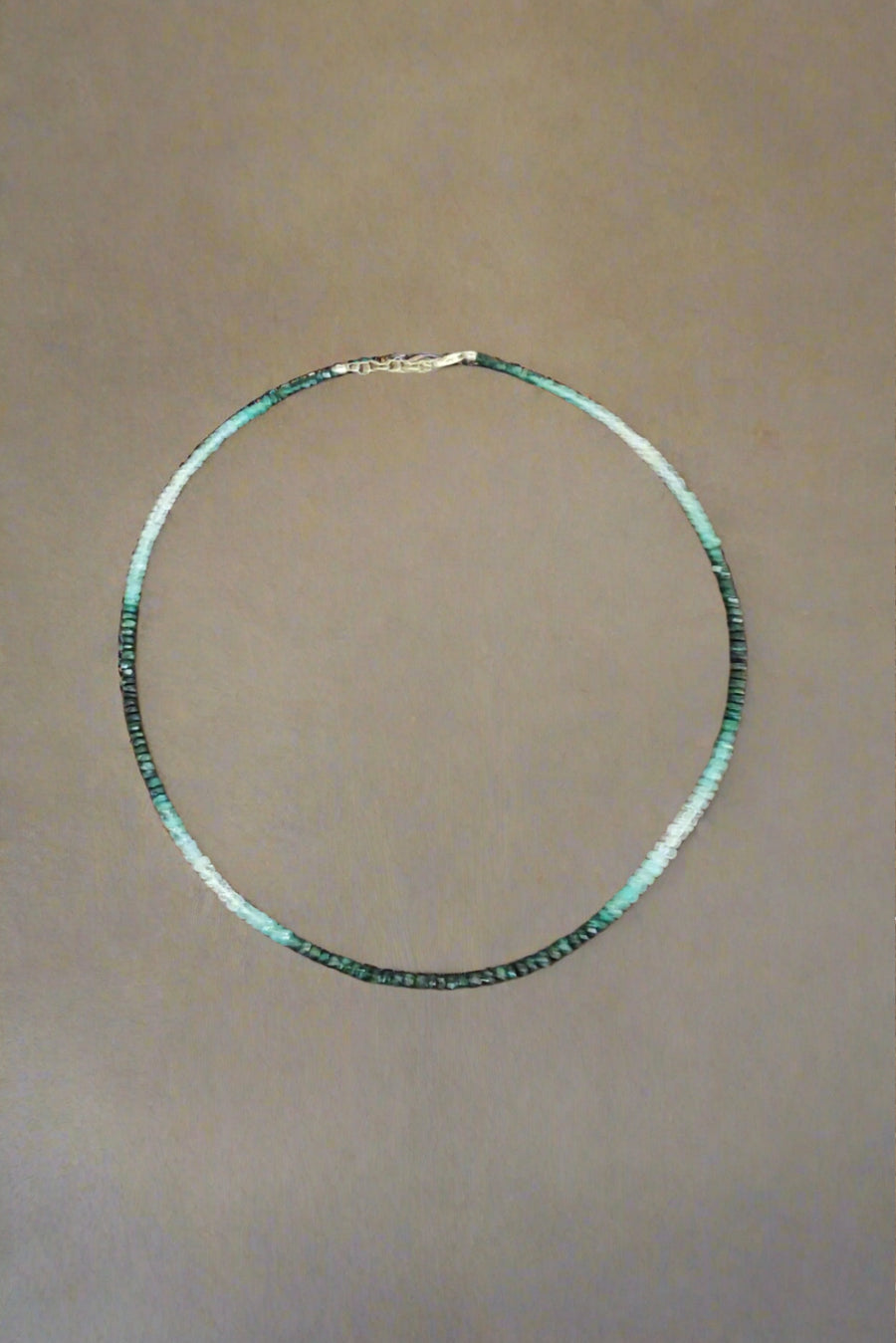 ROXANNE FIRST GRADUATED GREEN EMERALD NECKLACE