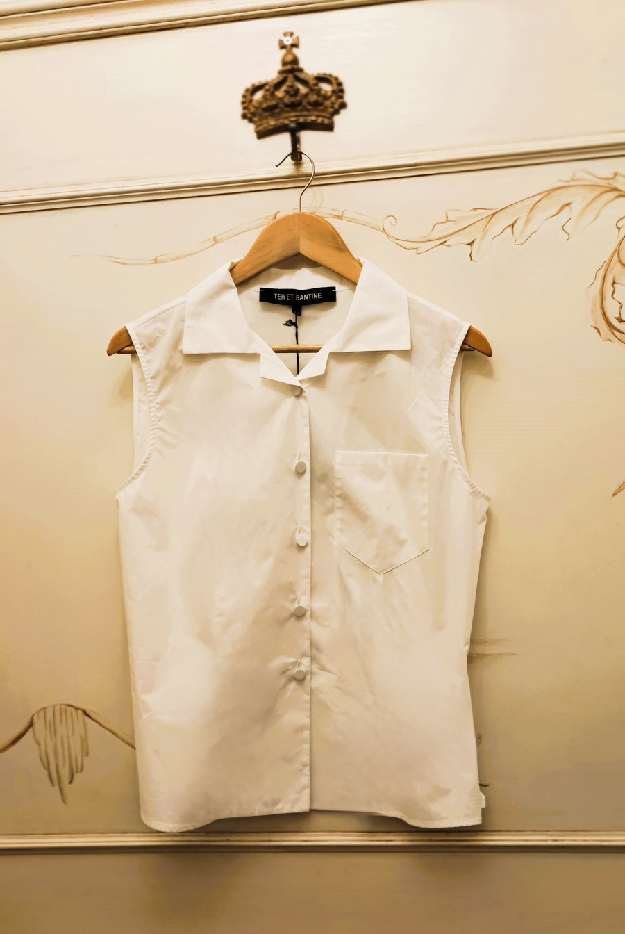 TER ET BANTINE PARKSLOPE SHIRT IN WHITE