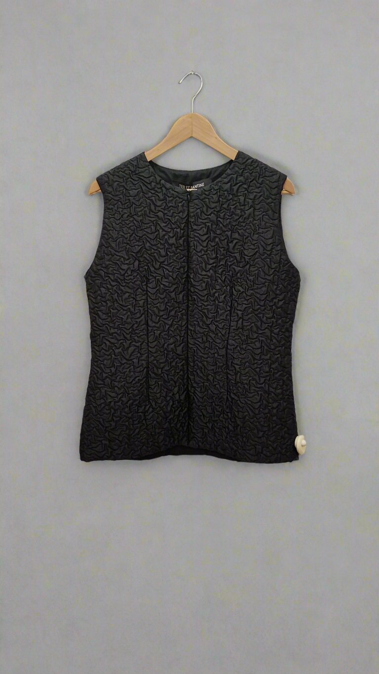 TER ET BANTINE HAVANA VEST IN BLACK