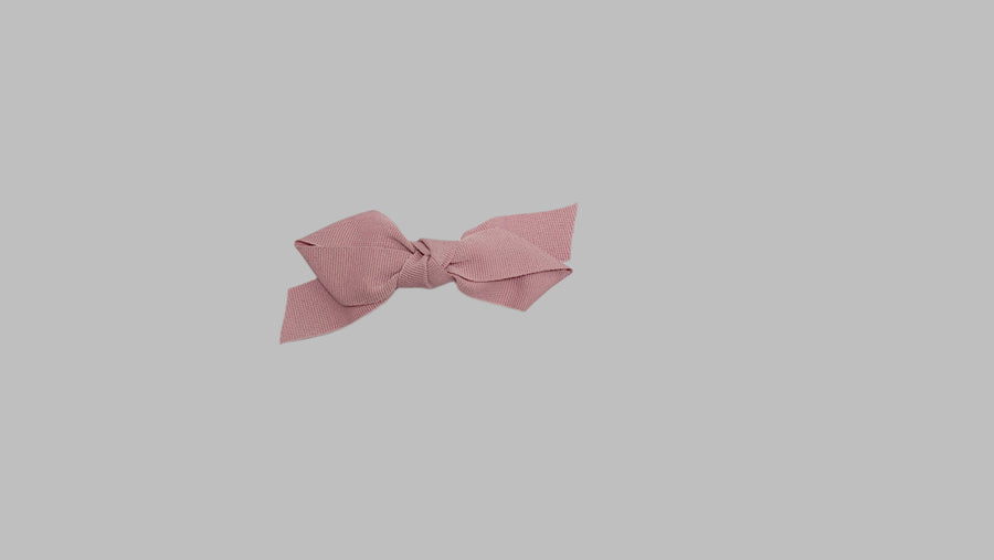 JENNIFER OUELLETTE GROSGRAIN BIG BOW BARETTE IN PINK