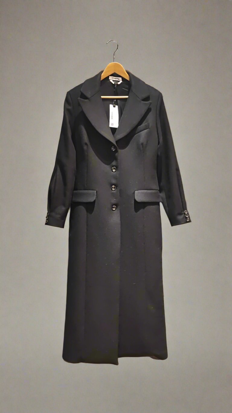 VIVETTA LONG COAT IN BLACK