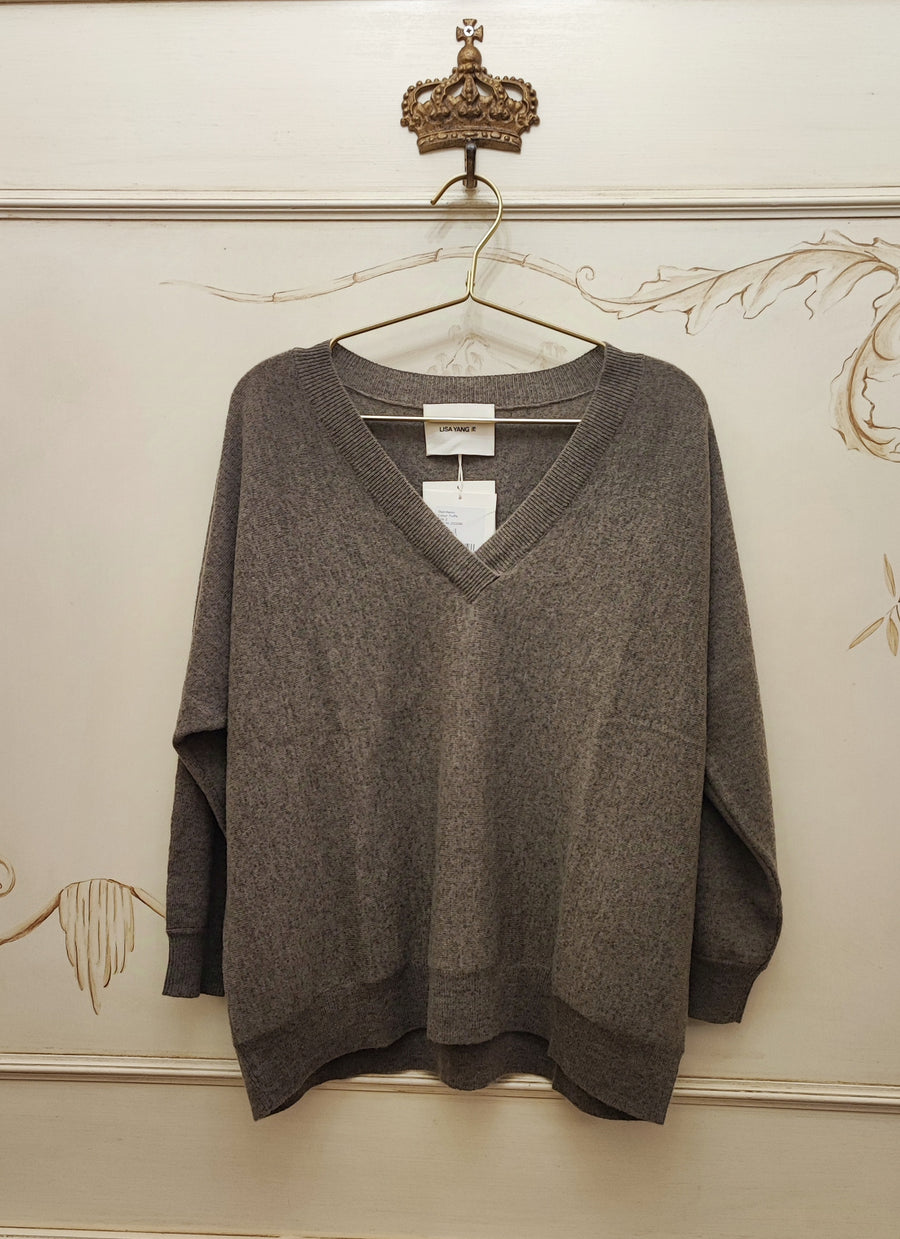 LISA YANG KENNY KNIT IN TRUFFLE