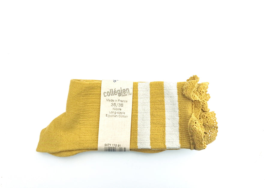 COLLEGIEN NICOLE SOCKS IN OCHRE