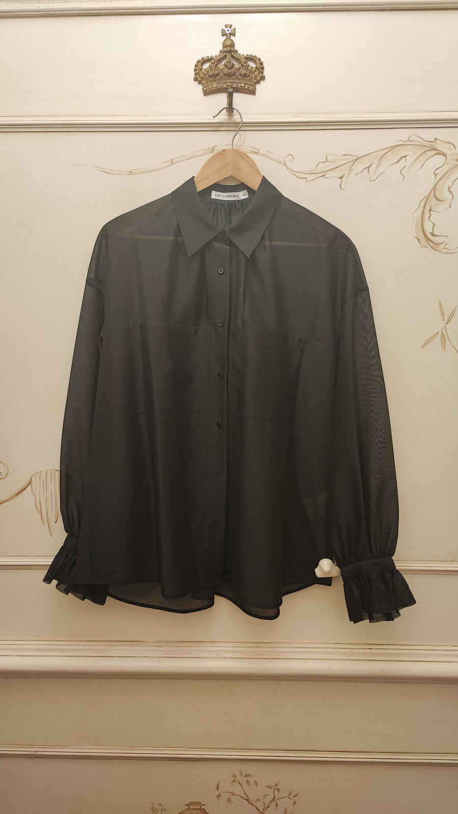 LIS LAREIDA ASHLYN SHIRT IN BLACK