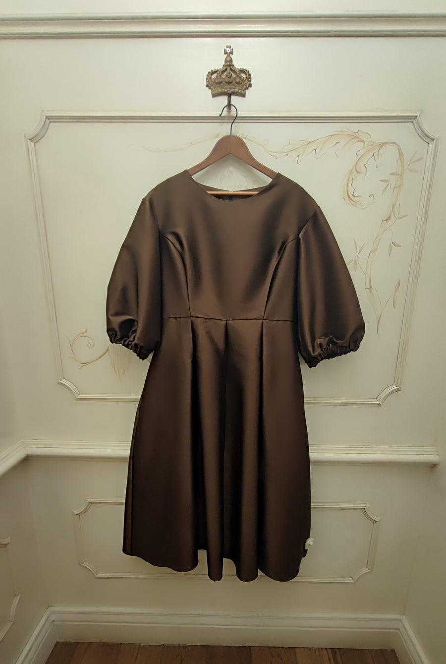 ROISIN LINNANE SLOANE DRESS IN BRONZE