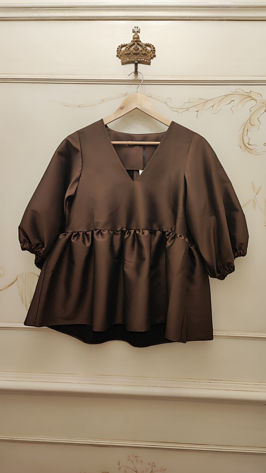 ROISIN LINNANE FIG TOP IN BRONZE