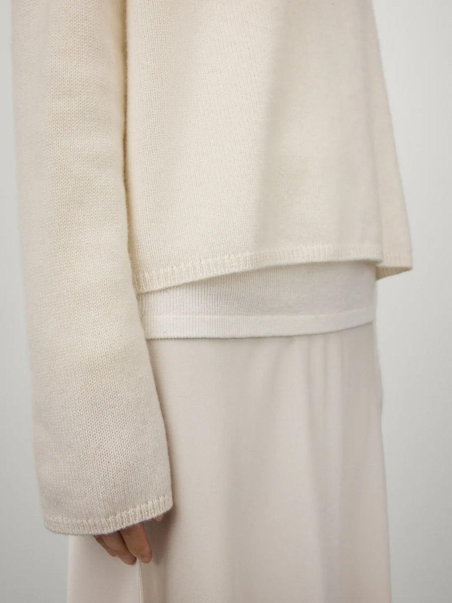 LISA YANG SANDY SWEATER IN CREAM