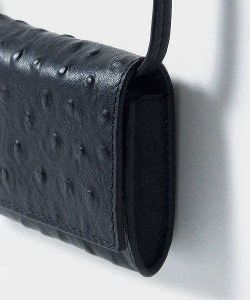 ROHE OSTRICH LEATHER BELT BAG