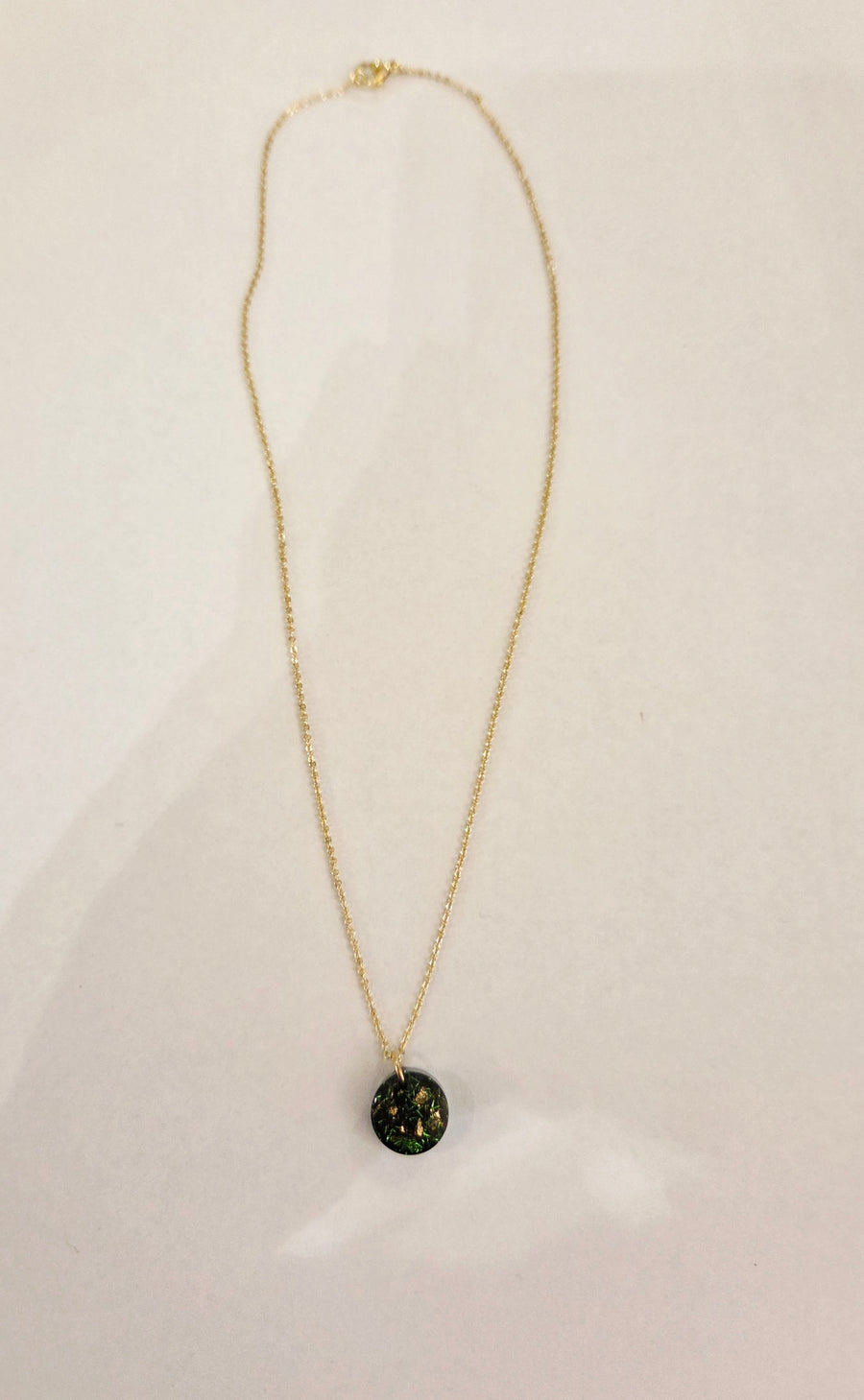 RESERVED BY RUTH THE HANNAH NECKLACE - GREEN