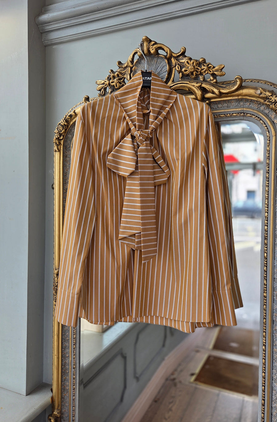 NATAN DAPHNE BLOUSE IN CAMEL