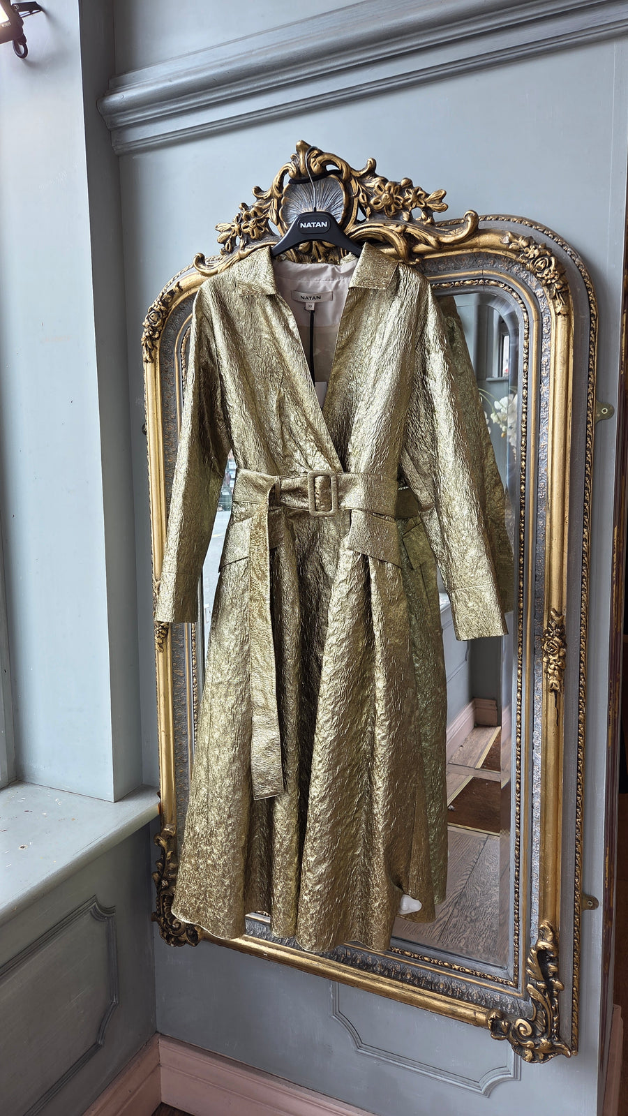 NATAN DUKKO DRESS IN GOLD