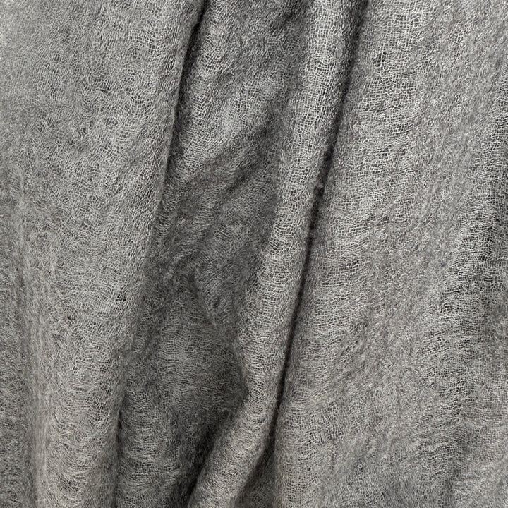 SIAN JACOBS MARMEE CASHMERE SCARF/SHAWL IN STEEL