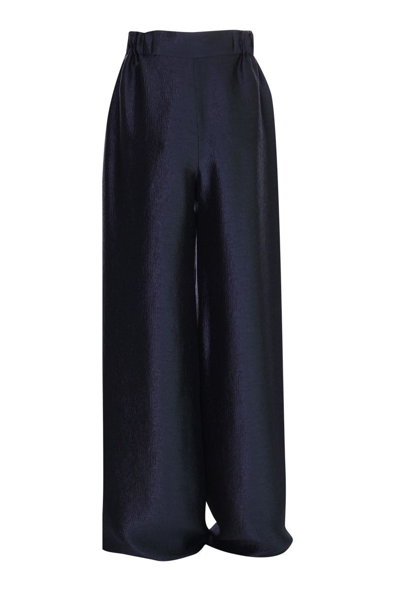 NATAN BLAKE WIDE LEG TROUSERS IN BLEU MARI